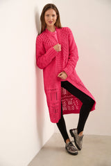 Long Textured Cardigan