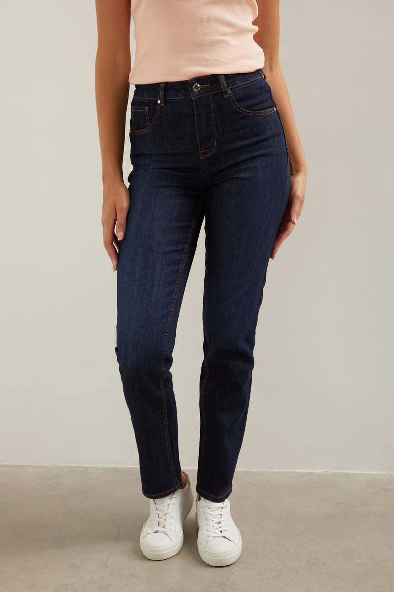 Jean coupe slim push-up