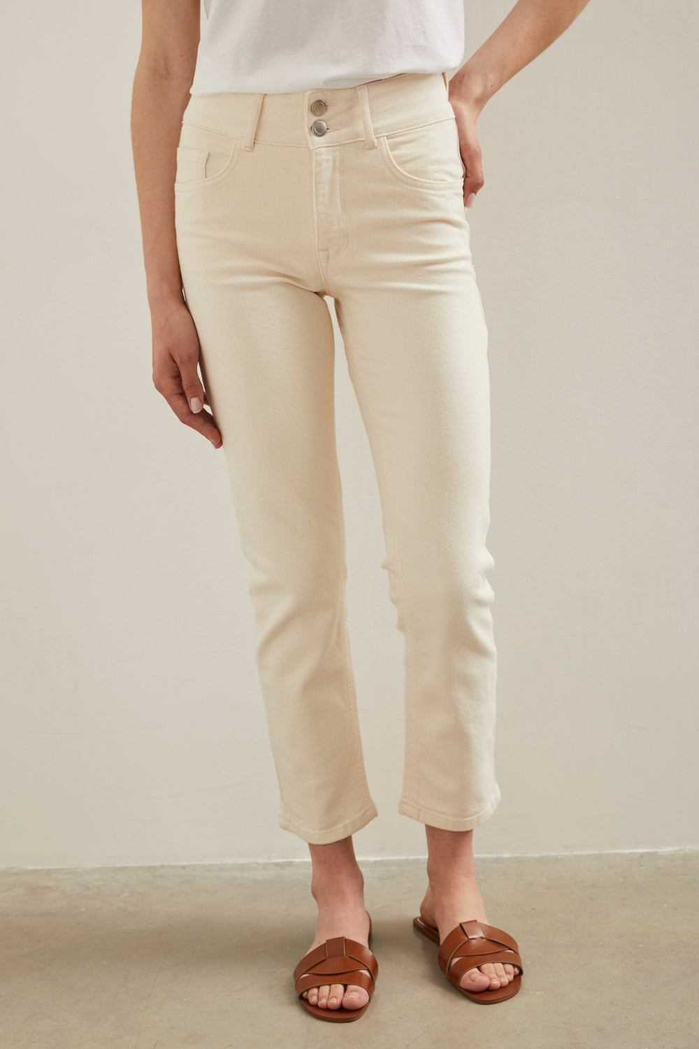 Jean push up écourté