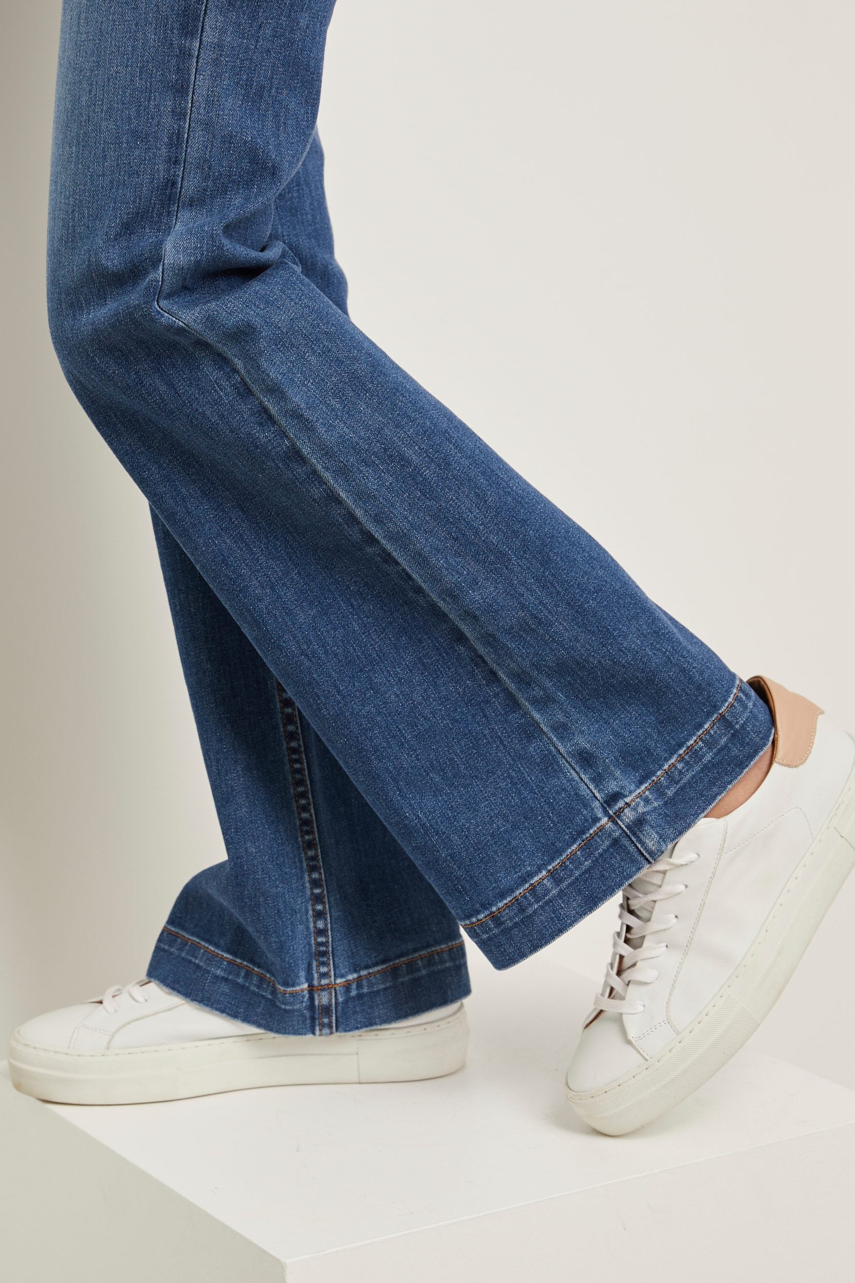 Jean Vogue à jambe bottillon