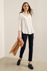 Push Up High Waist Slim Fit Jean With Ribbon