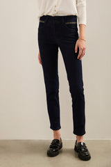 Push Up High Waist Slim Fit Jean With Ribbon