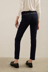 Push Up High Waist Slim Fit Jean With Ribbon