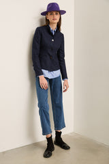 Urban crop straight jean