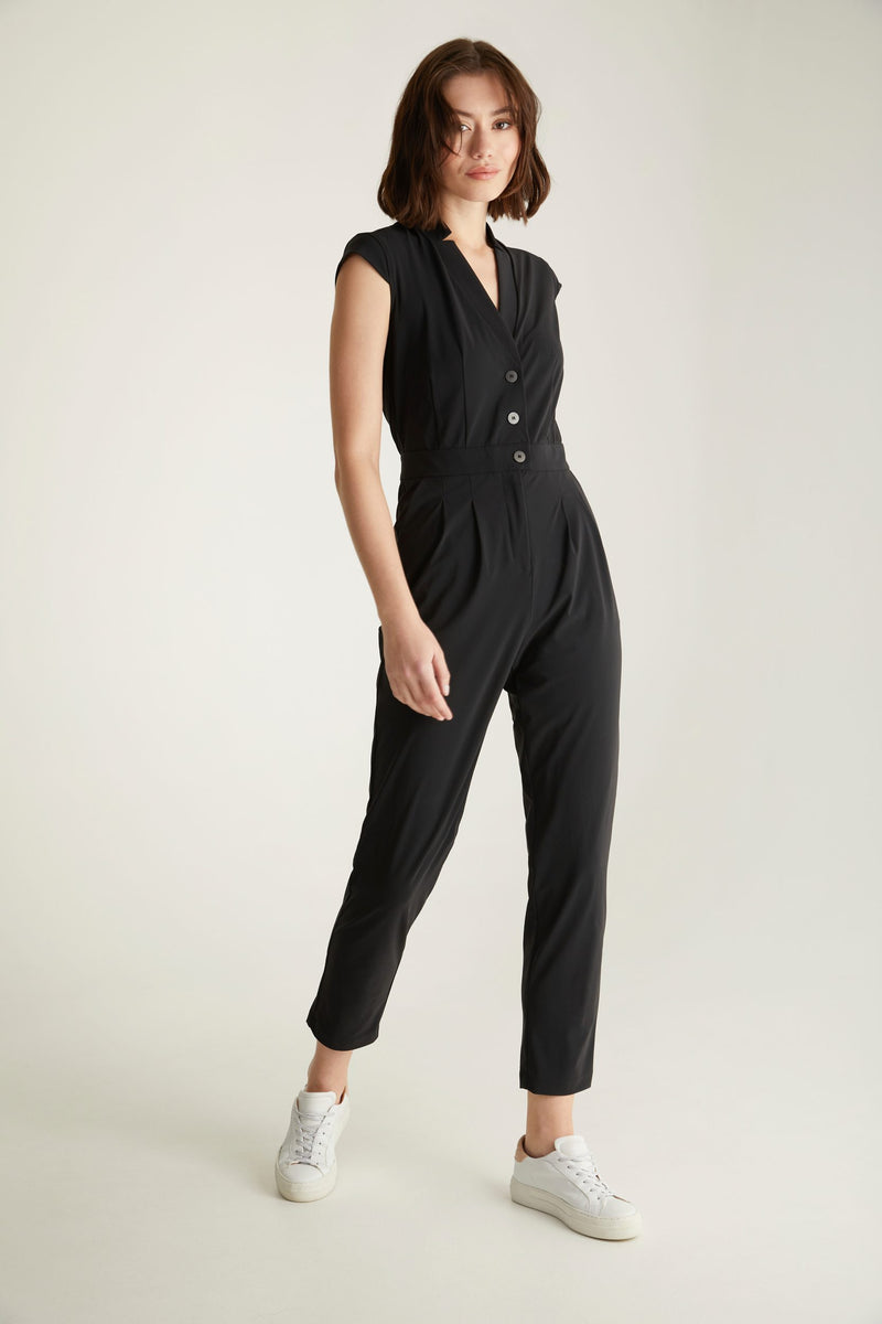 Sport Chic Jumpsuit with collar