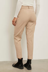 High waist pant with snaps