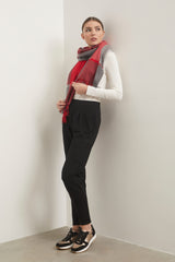 Pantalon en ponte décontracté avec poches cargo