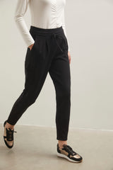Casual ponte pant with cargo pockets