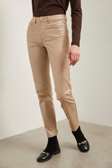 Metallic Push up slim pant