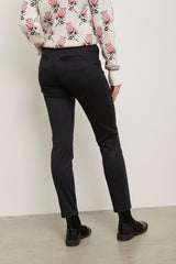 High waist ponte pant with applied pocket