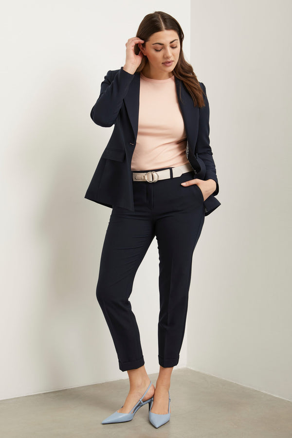 Urban fit basic crop pant with cuff