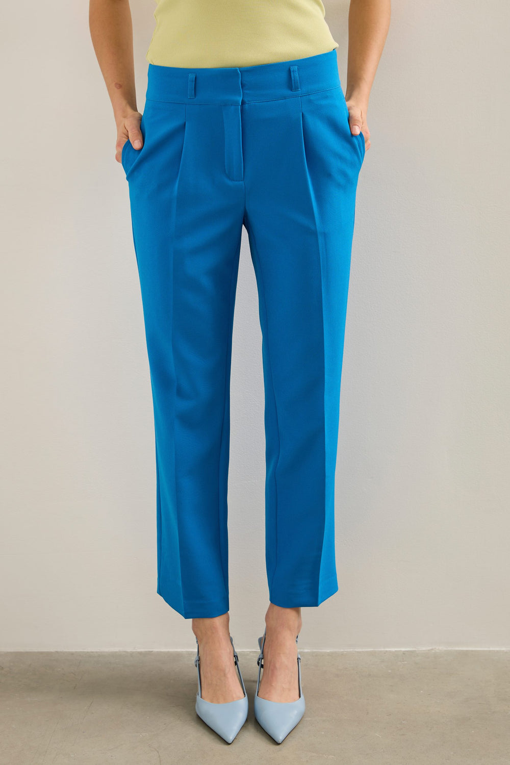 Pantalon taille haute