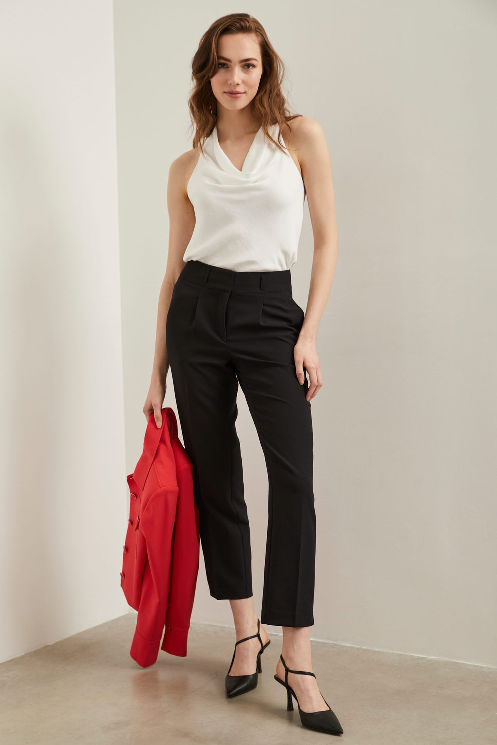 Pantalon taille haute