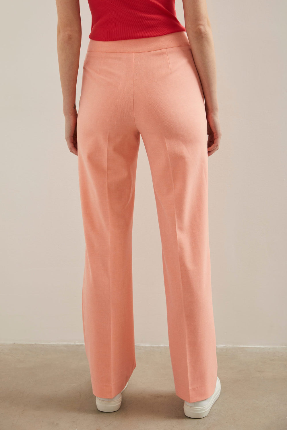 Pantalon jambe large de style marin