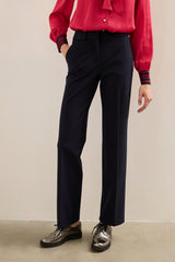 Long - Modern Fit Straight Pant With Wide Loops
