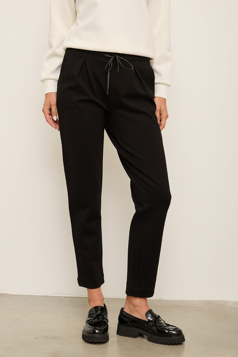 Casual Ponte Pant With Tabs