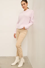 Push Up Corduroy Pant With Zipper Detail