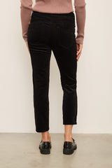 Push Up Corduroy Pant With Zipper Detail
