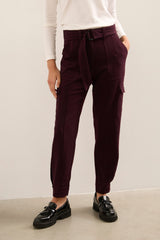 High Waist Fluid Pant With Belt