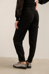 High Waist Fluid Pant With Belt