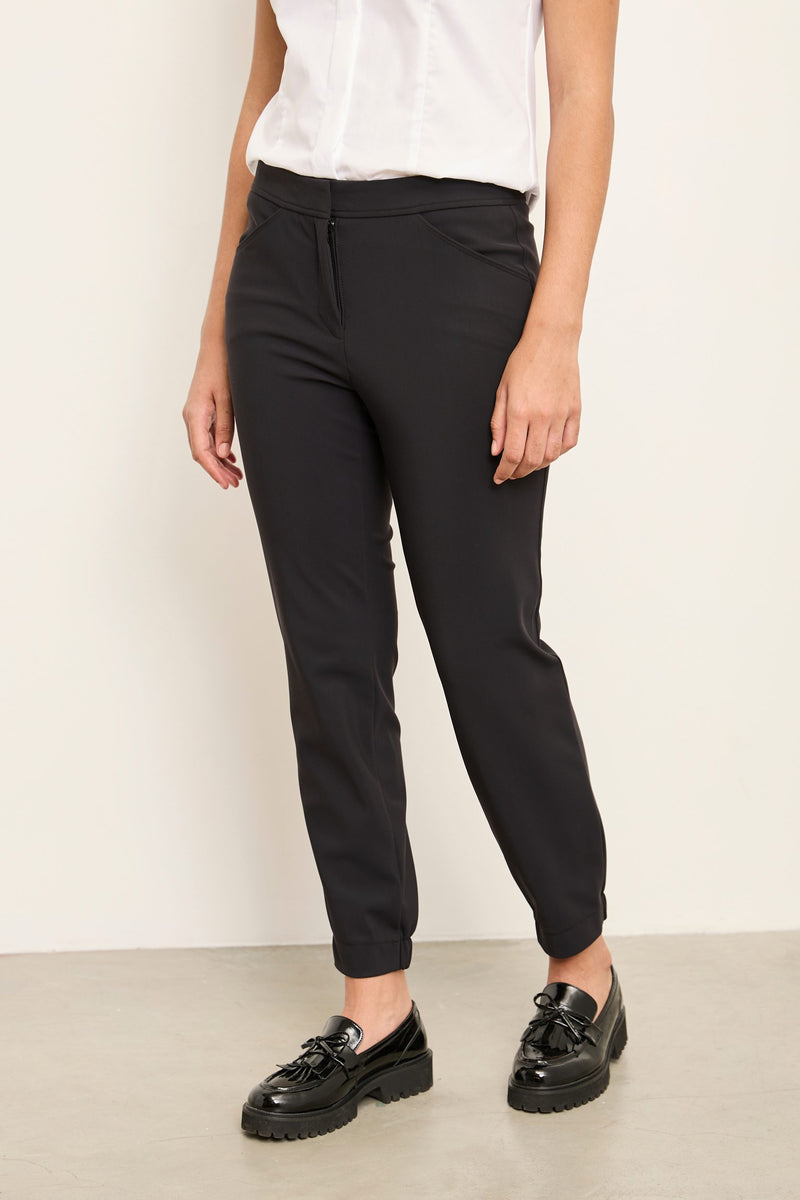 Sport Chic Pant With Elastic Cuff