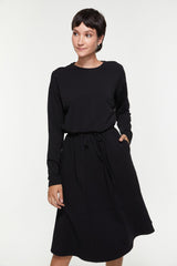 Robe oversize avec cordon de serrage