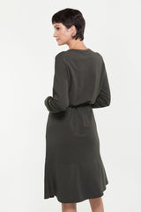 Robe oversize avec cordon de serrage