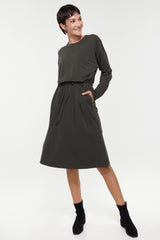 Robe oversize avec cordon de serrage