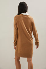 2-in-1 knitted dress
