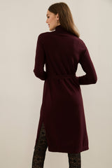 Knitted Dress With Belt