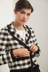 Blazer with ribbon