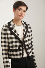 Blazer with ribbon
