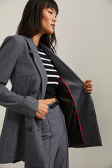 Prince of Wales double breasted blazer