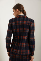 Blazer ajusté extensible à deux boutons
