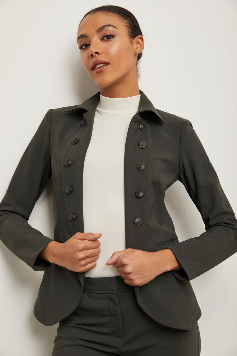 Sport Chic double-breasted blazer