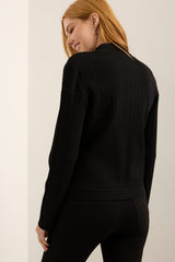 Knit Jacket With Zippers