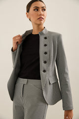 Sport Chic Double-Breasted Blazer