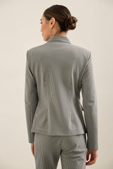 Sport Chic Double-Breasted Blazer