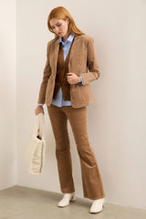 Fitted Corduroy Blazer