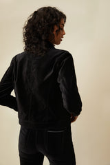 Velvet casual jacket