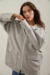 Manteau long avec capuche