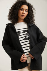 Manteau long avec capuche