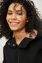 Manteau long avec capuche