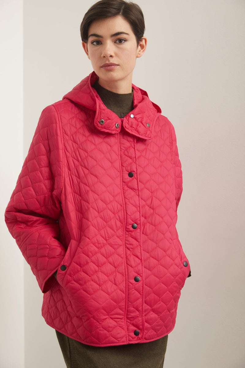 Oversized quilted coat
