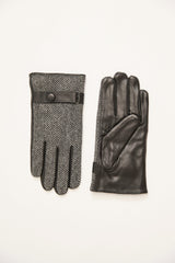 Fabric And Leather Gloves