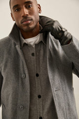 Leather Gloves With Cuffs