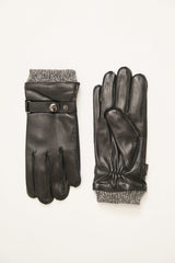 Leather Gloves With Cuffs