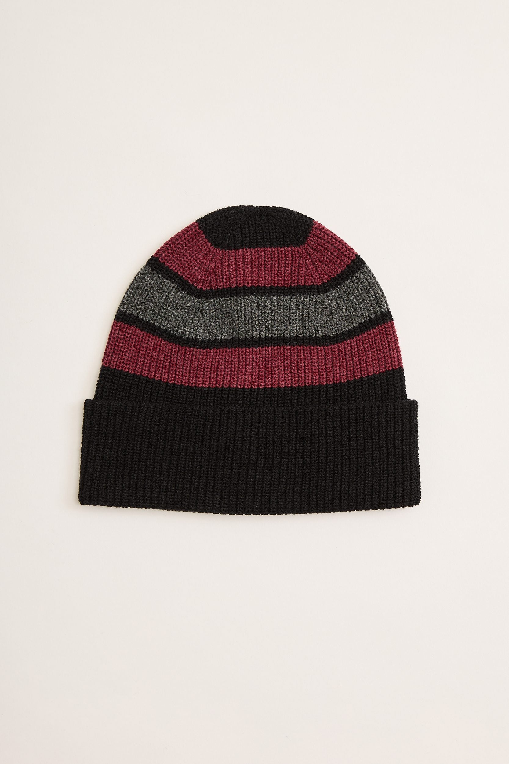 Tuque en coton a rayures
