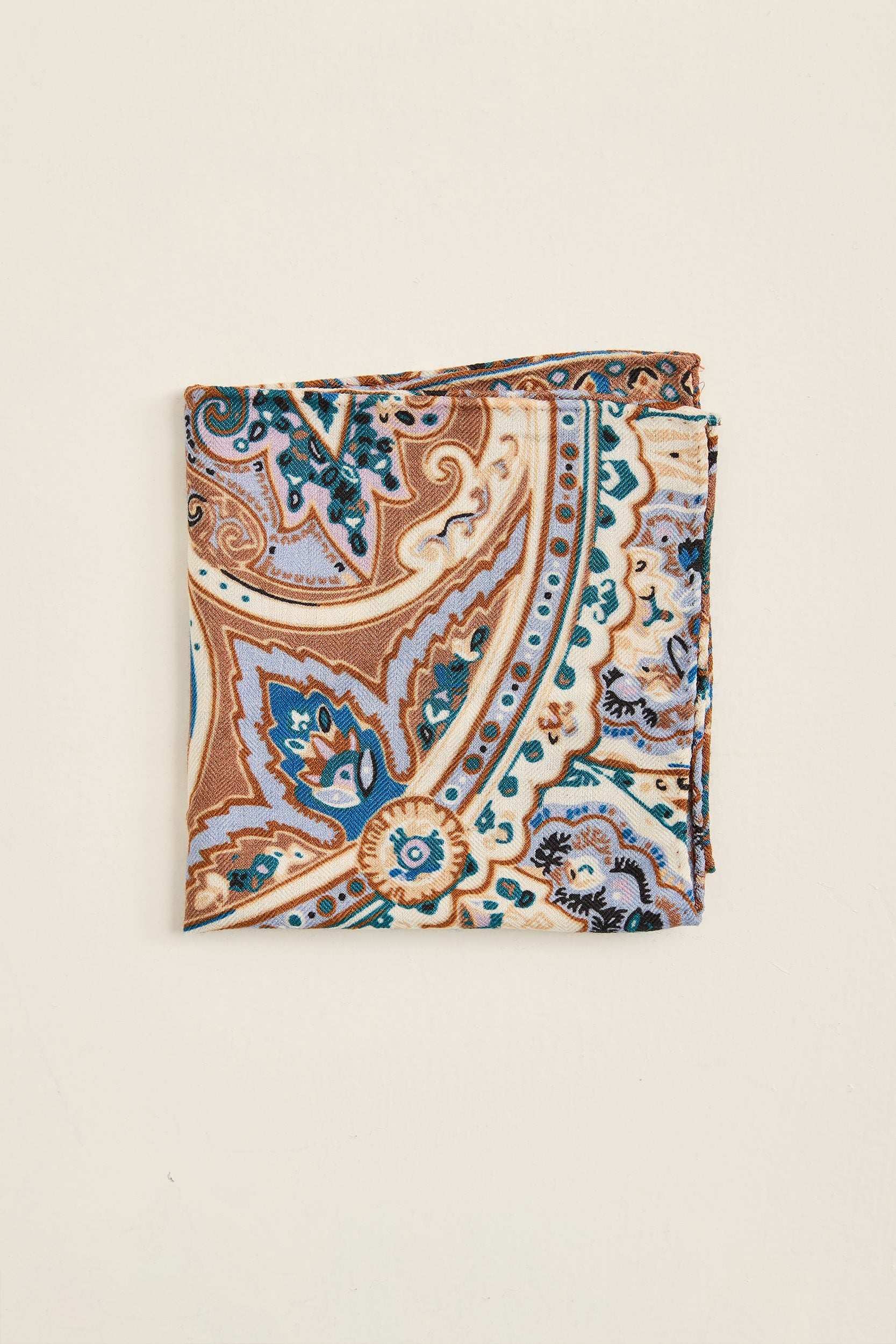 Foulard de poche motif cachemire