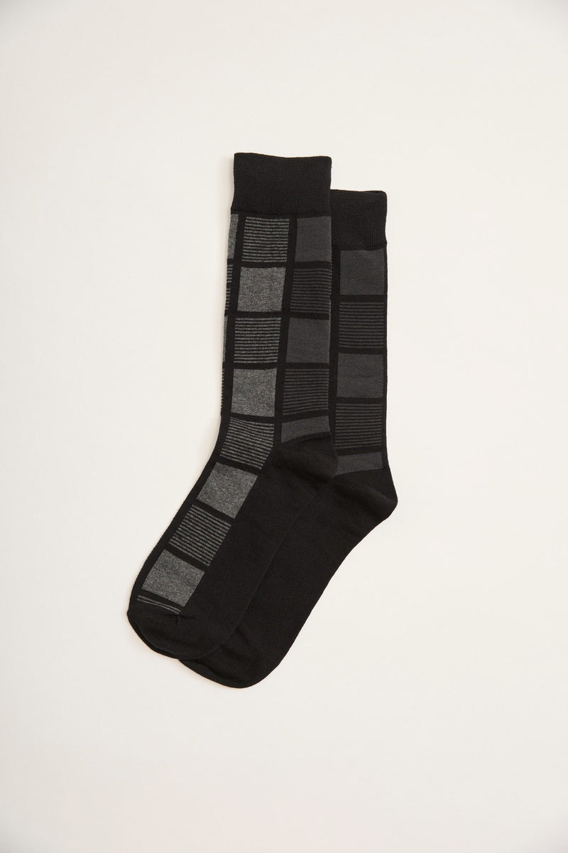 Square Motif Socks